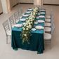 Velvet 90"x156" Rectangular Tablecloth - Dark Turquoise