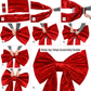 Velvet Giant Fabric Bow for Backdrop Apple Red assembly steps instructions