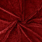 Velvet Apple Red fabric close up