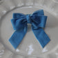 Velvet Bow Tie Napkin Ring Baby Blue 