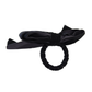 10 pc/pk Velvet Bow-Tie Napkin Ring - Black side view