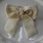 Velvet Bow Tie Napkin Ring Ivory to view