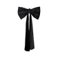 Velvet Giant Fabric Bow for Backdrop Black full view
