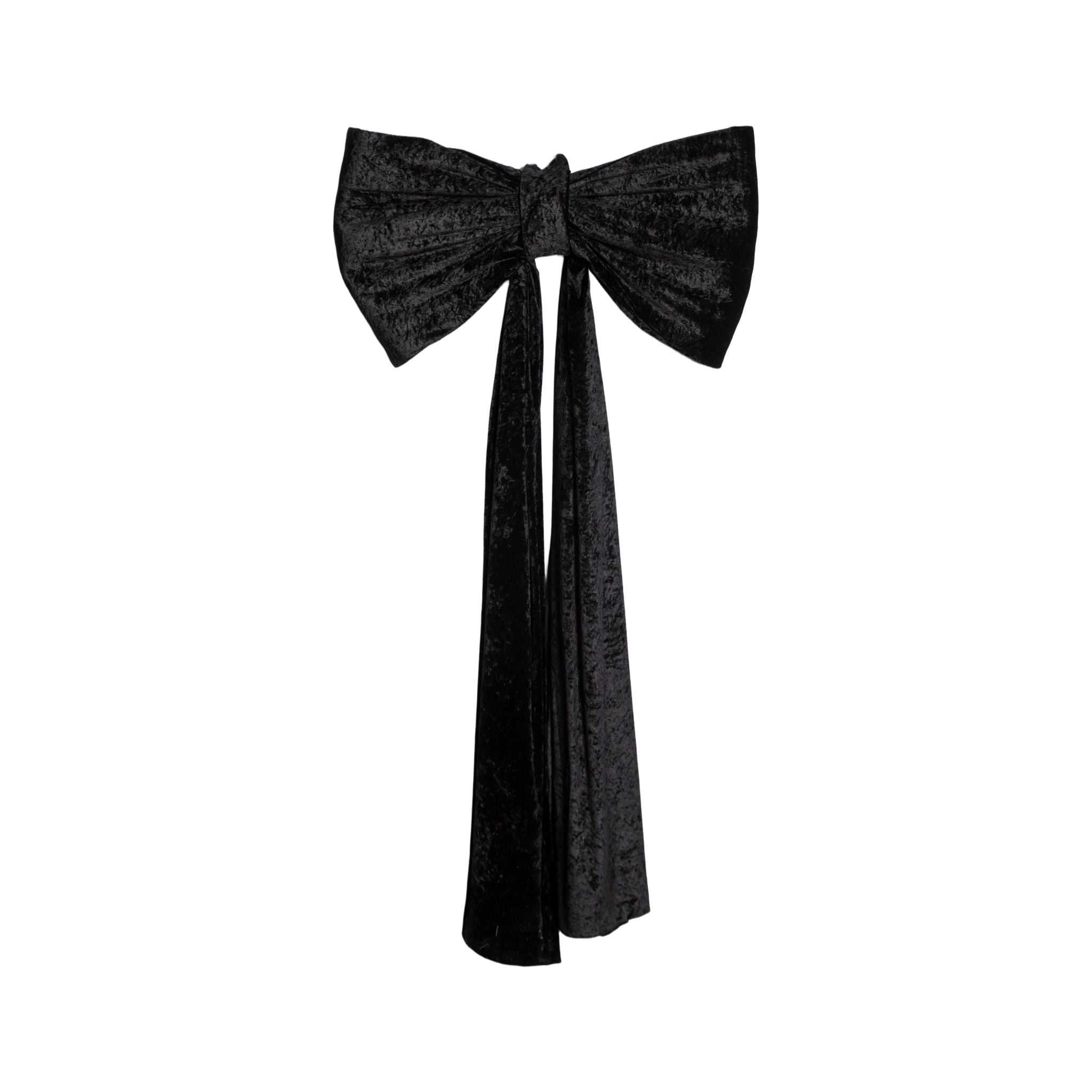 Velvet Giant Fabric Bow For Backdrop Black CV Linens velvet-giant-fabric-bow-for-backdrop-black-cv-linens