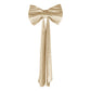 Velvet Giant Fabric Bow for Backdrop Champagne full view
