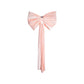 Velvet Giant Fabric Bow Backdrop Pastel Pink full view