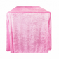 Velvet King 108"x156" Rectangular Tablecloth Pink - CV Linens
