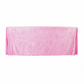 Velvet King 108"x156" Rectangular Tablecloth Pink full view