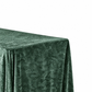 Velvet 90"x132" Rectangular Tablecloth Eucalyptus close up