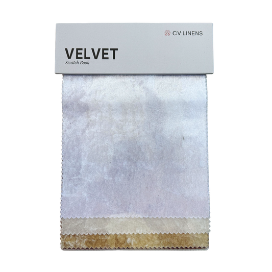 Velvet Swatch Booklet - CV Linens
