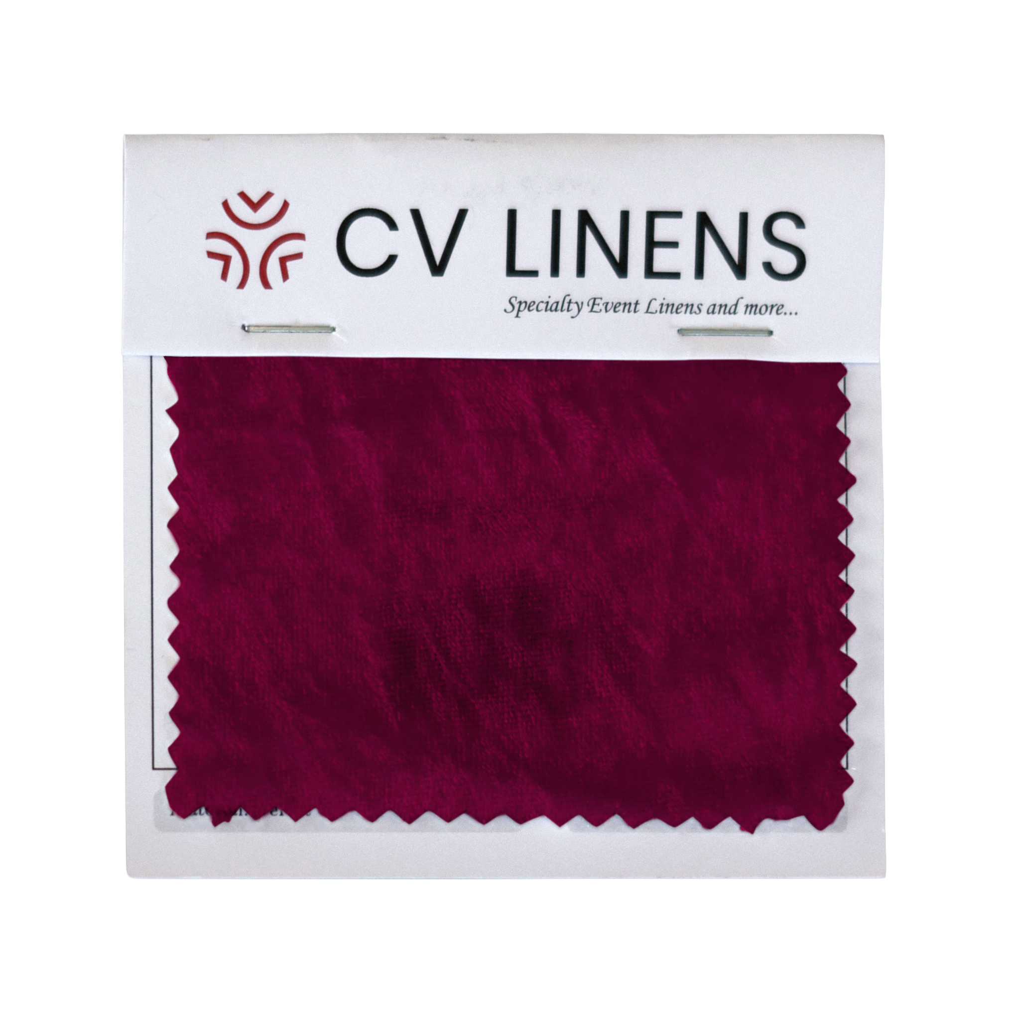 Velvet Swatch Card - Cabernet