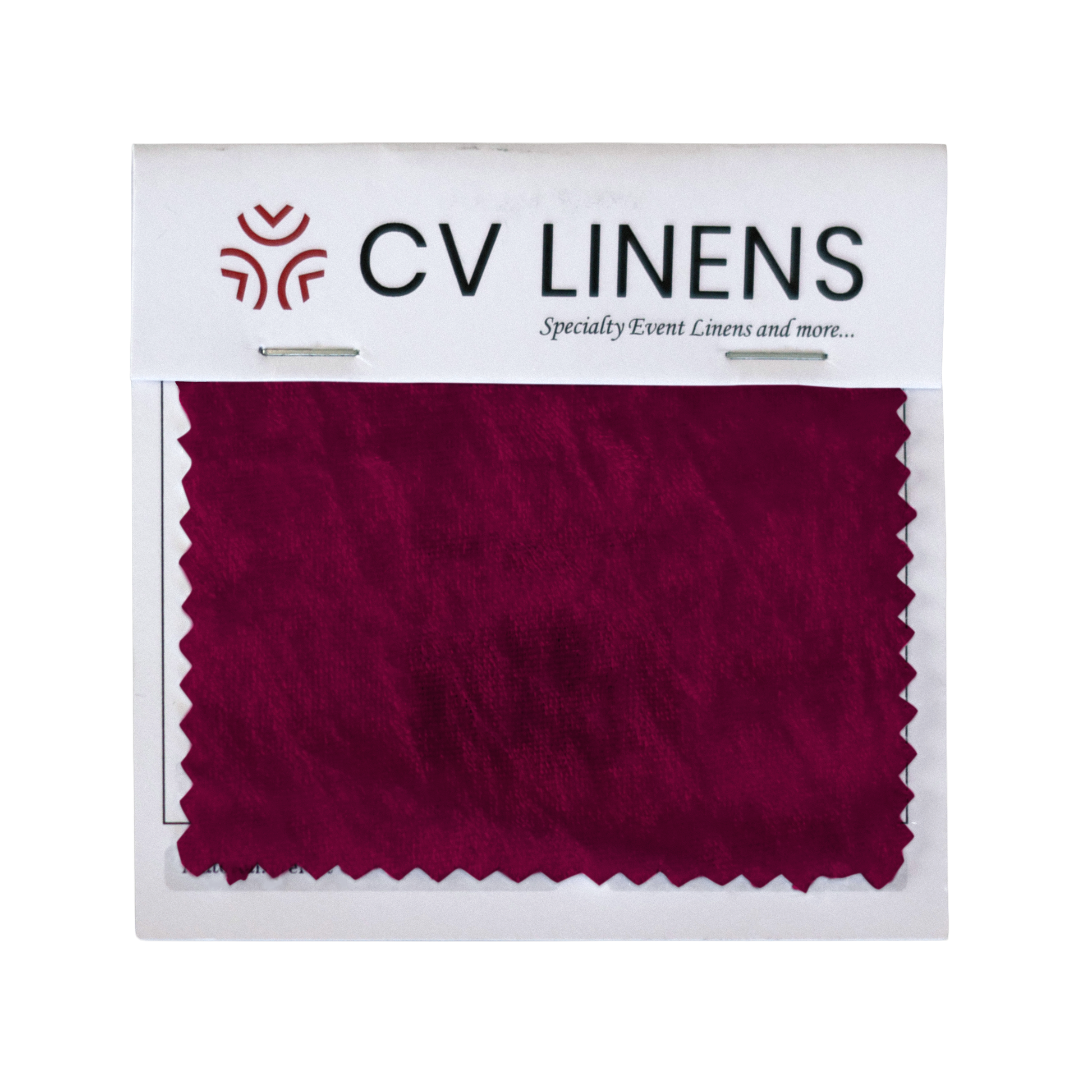 Velvet Swatch Card - Cabernet