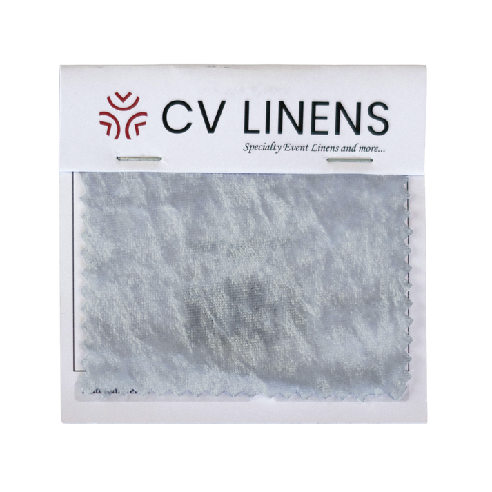 Velvet Swatch Card - Dusty Blue | CV Linens™