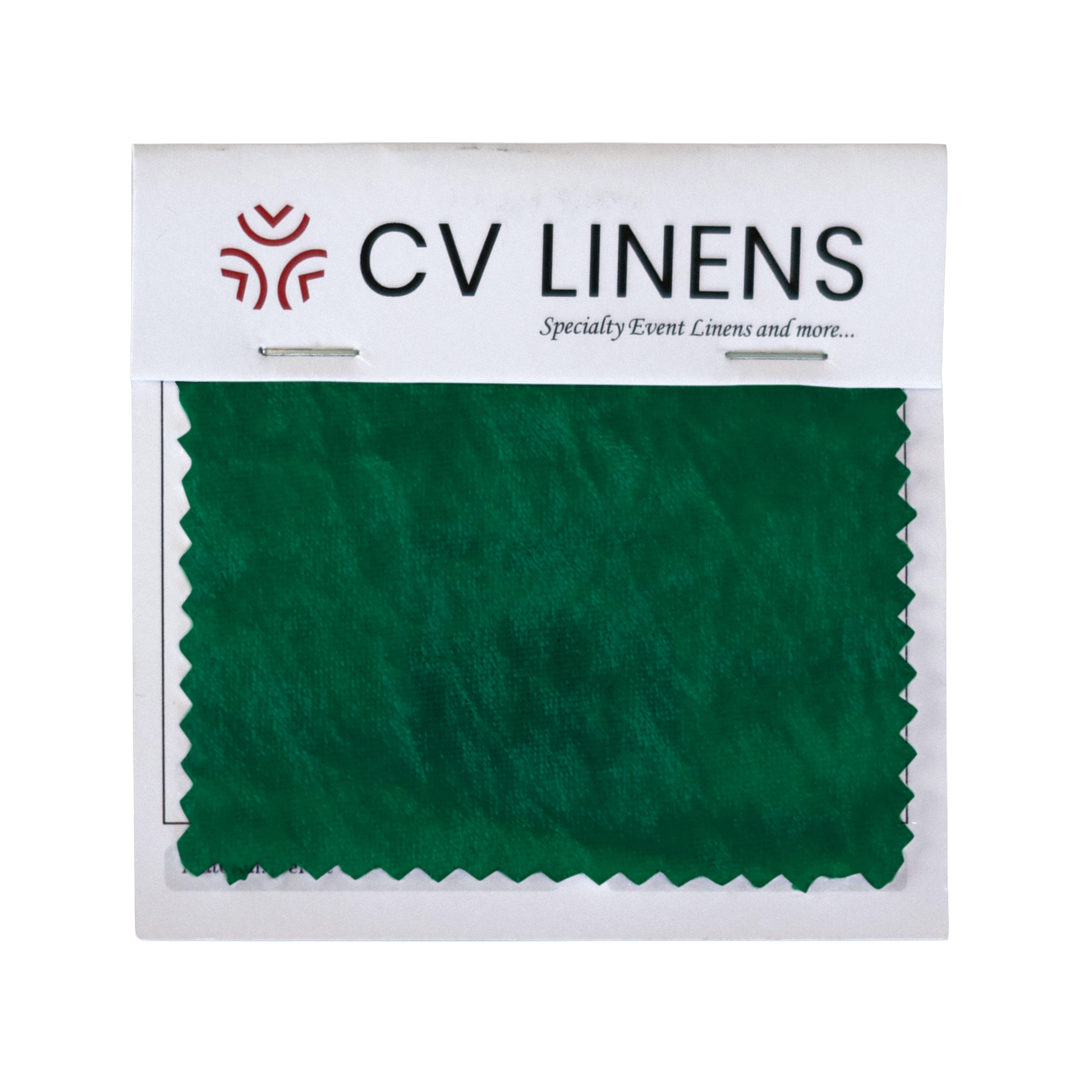 Velvet Swatch Card - Emerald Green