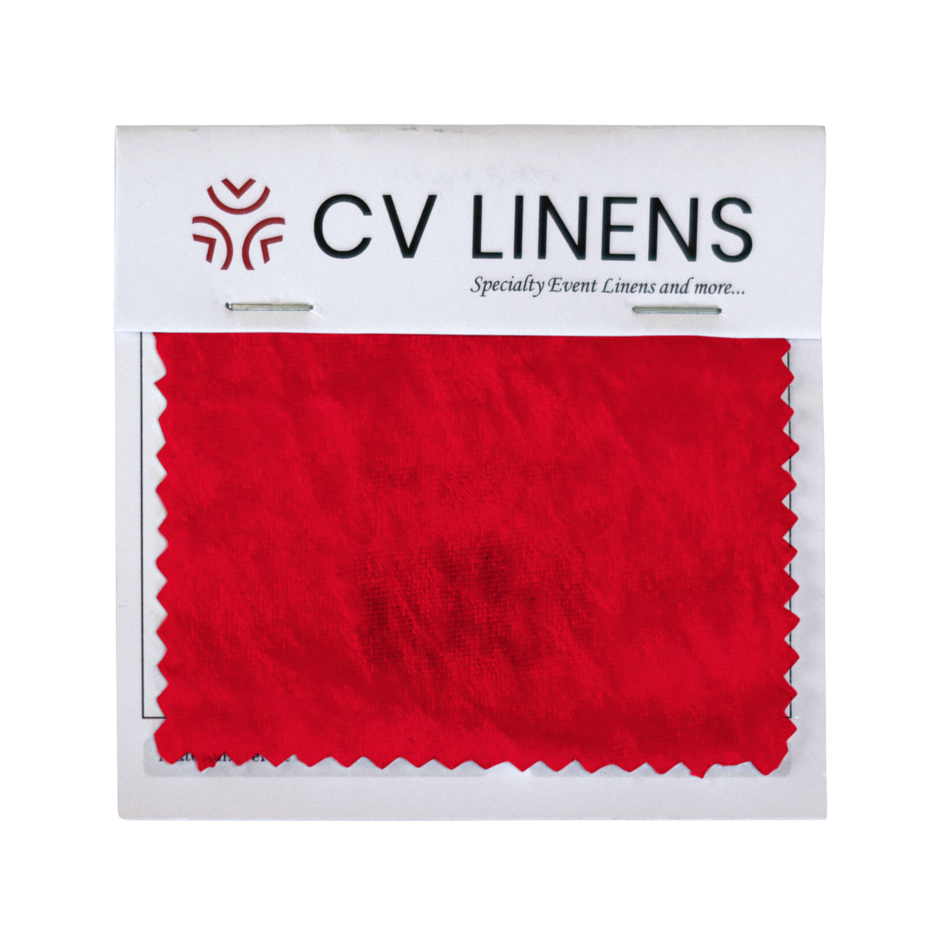 Velvet Swatch Card - Red