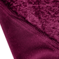 Velvet Table Runner Cabernet back finish