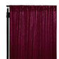 Velvet 12ft H x 52" W Drape/Backdrop Curtain Panel - Cabernet