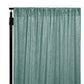 Velvet 12ft H x 52" W Drape/Backdrop Curtain Panel - Eucalyptus
