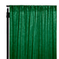 Velvet 12ft H x 52" W Drape/Backdrop Curtain Panel - Forest Green