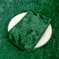 Velvet 20"x20" Linen Napkin - Forest Green