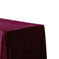 Velvet 90"x156" Rectangular Tablecloth - Cabernet
