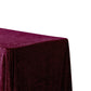 Velvet 90"x132" Rectangular Tablecloth - Cabernet