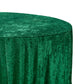Velvet 120" Round Tablecloth - Forest Green