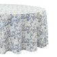 Vintage Mediterranean 132" Round Tablecloth 