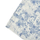 Vintage Mediterranean Print Rectangular Tablecloth 108"x156" hemmed finish close up