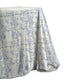 Vintage Mediterranean Print Rectangular Tablecloth 108"x156" corner view