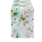 Watercolor Floral Table Runner Green - CV Linens