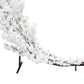 White Cherry Blossom Crescent Arch Backdrop bottom close up
