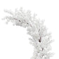 White Cherry Blossom Crescent Arch Backdrop top corner view