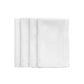 White Hemstitch Linen Napkins folded bundle