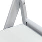 White Resin Folding Chair 4pc/pk corner back seat