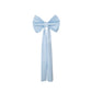 XL Giant Fabric Bow for Backdrop Baby Blue full view