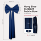 XL Giant Fabric Bow for Backdrop - Navy Blue