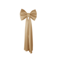 GIant Fabric Bow for Backdrop Gold full view