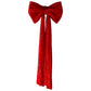 XL Sequin Velvet Giant Fabric Bow for Backdrop - Red
