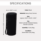 Zipper Carry Bag for Cylinder Pedestals infographic showing width and height