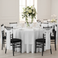 Accordion Crinkle Taffeta Chair Sash 7"x108" - White.