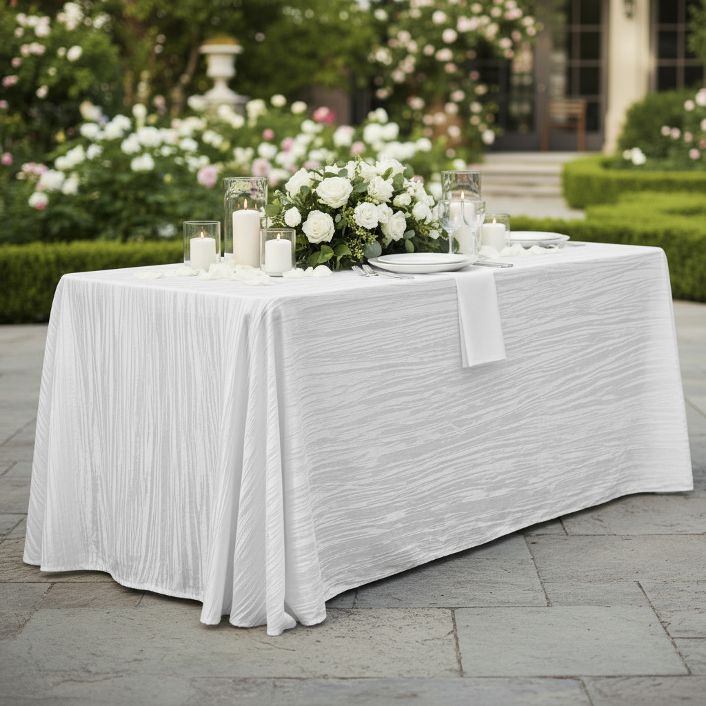Accordion Crinkle Taffeta Outdoor Lifestyle with Decor