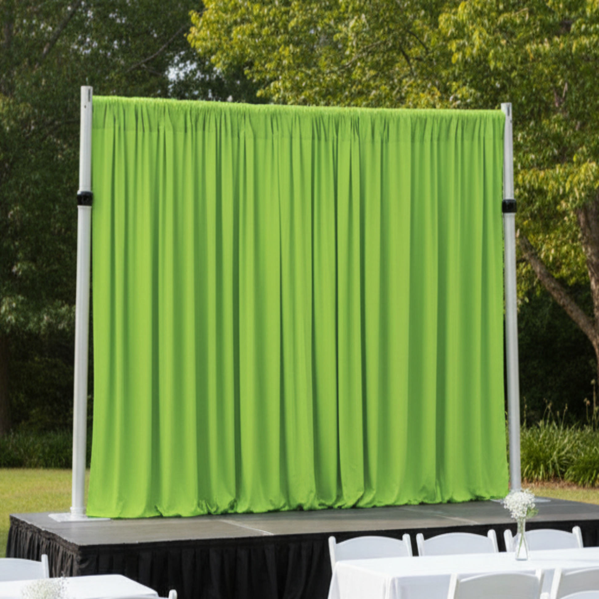 Apple Green 10FT Spandex Backdrop – Outdoor