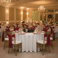 Apple Red Satin Chair Sash - Holiday Gala