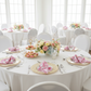 Baby Shower Pink French Toile Linen 20x20 Napkin (5pc/pack) 