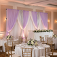 Chiffon Curtain Drape 12ft H x 58" W Panel - Lavender