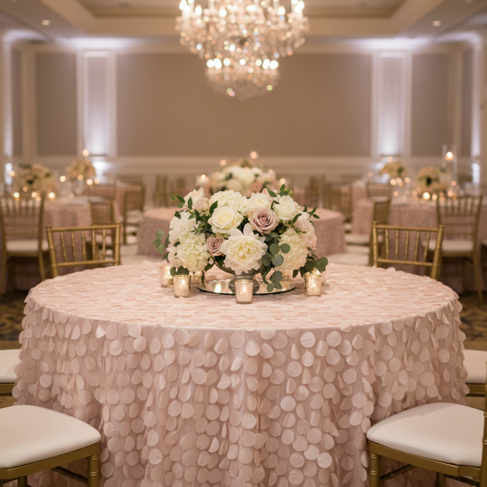 Ballroom Chandelier Setting