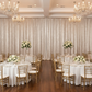 Beige Velvet Drape – Indoor 10ft