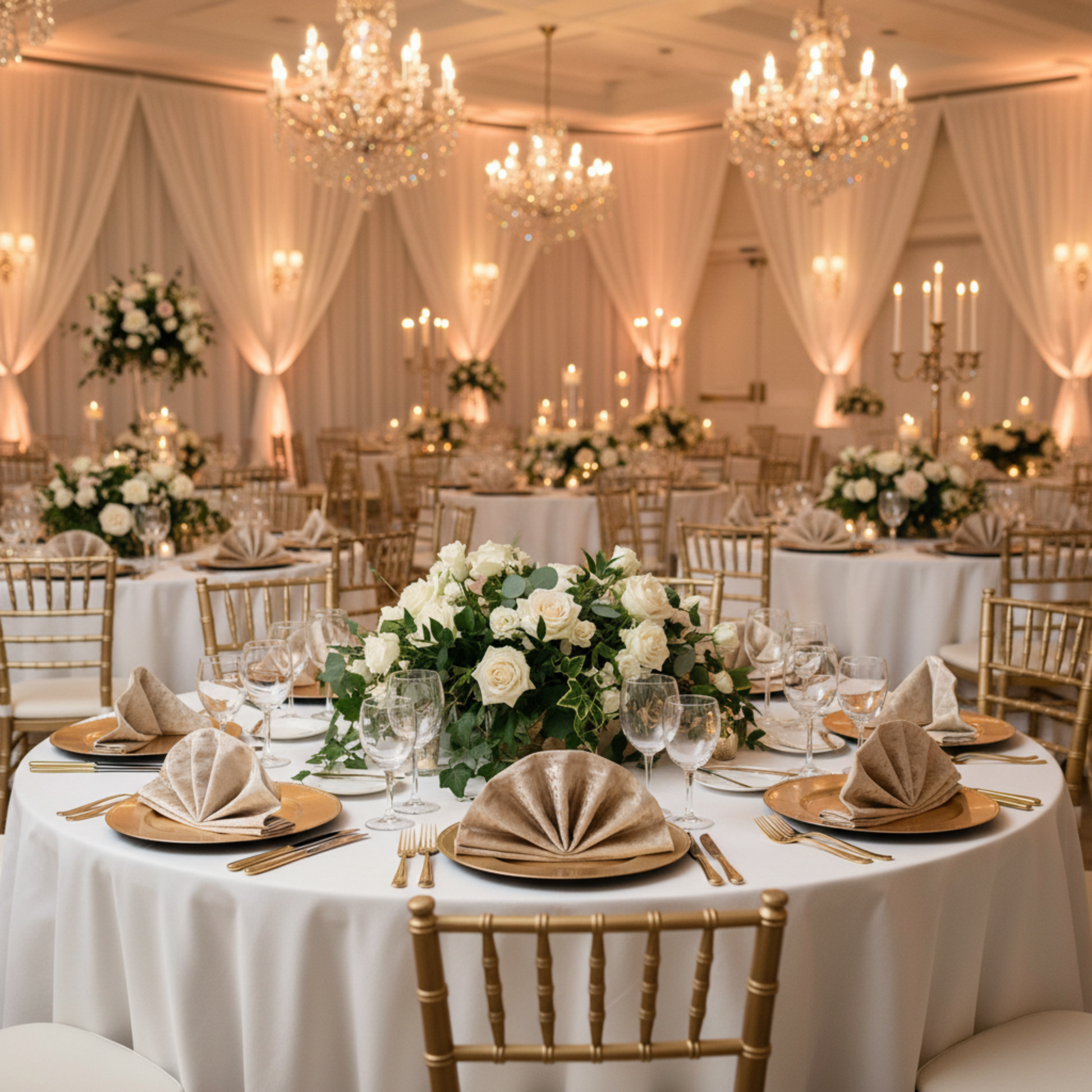 Beige Velvet Napkin – Indoor