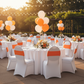 Birthday Party Lifestyle Orange Spandex Chair Band